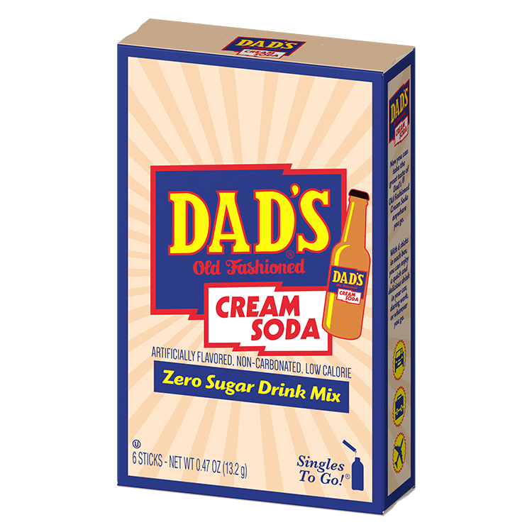 Dad's Cream Soda packaging