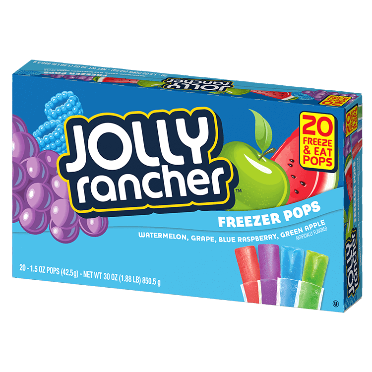 Jolly Rancher 20 pack freezer pops