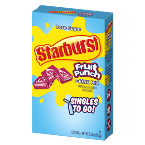 Starburst fruit punch singles to go packaging