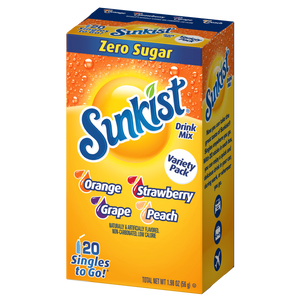Sunkist variety pack 20 count singles to go packaging