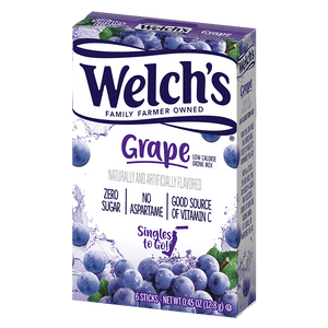 Welch's grape singles to go packaging