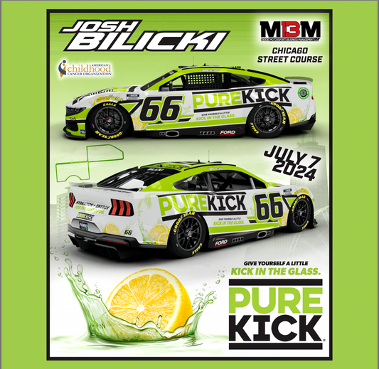 Josh Bilicki to Drive No. 66 Pure Kick Ford Mustang at Chicago Street Race