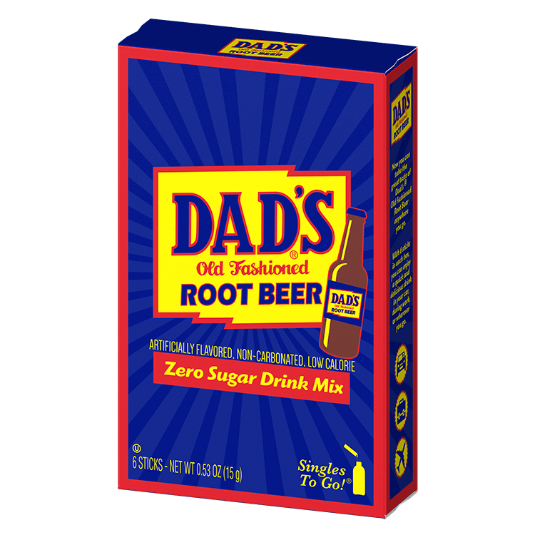 Dad's Root Beer packaging