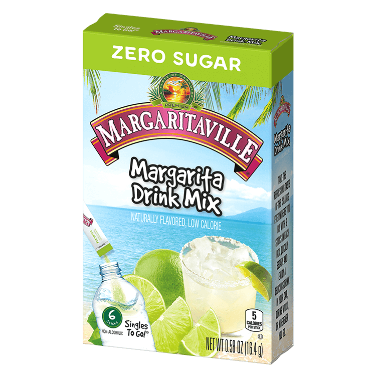 Margaritaville Margarita singles to go packaging