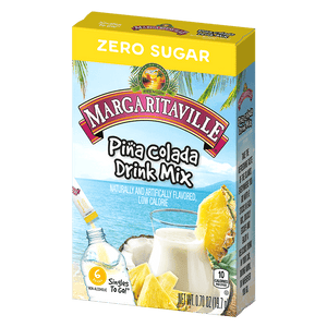 Margaritaville Pina Colada singles to go packaging