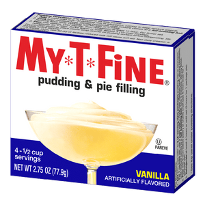 My-T-Fine Vanilla pudding packaging