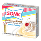 Sonic pudding banana shake packaging
