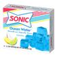 Sonic gelatin ocean water packaging