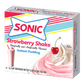 Sonic pudding strawberry shake packaging