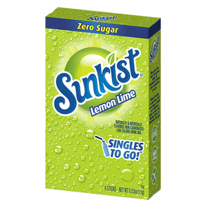 Sunkist lemon lime singles to go packaging
