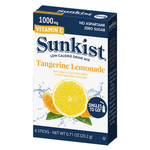 Sunkist Tangerine Lemonade Singles to go packaging